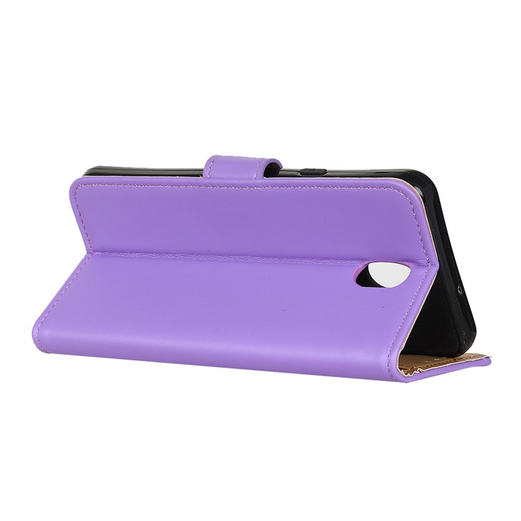 Wallet Leather Stand Shell Cover Case for Xiaomi Redmi 8A - Purple-9