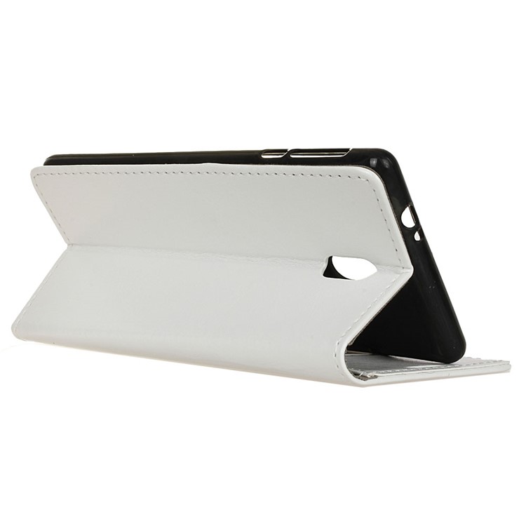 For Xiaomi Redmi 8A Crazy Horse Skin Leather Cover - White-11