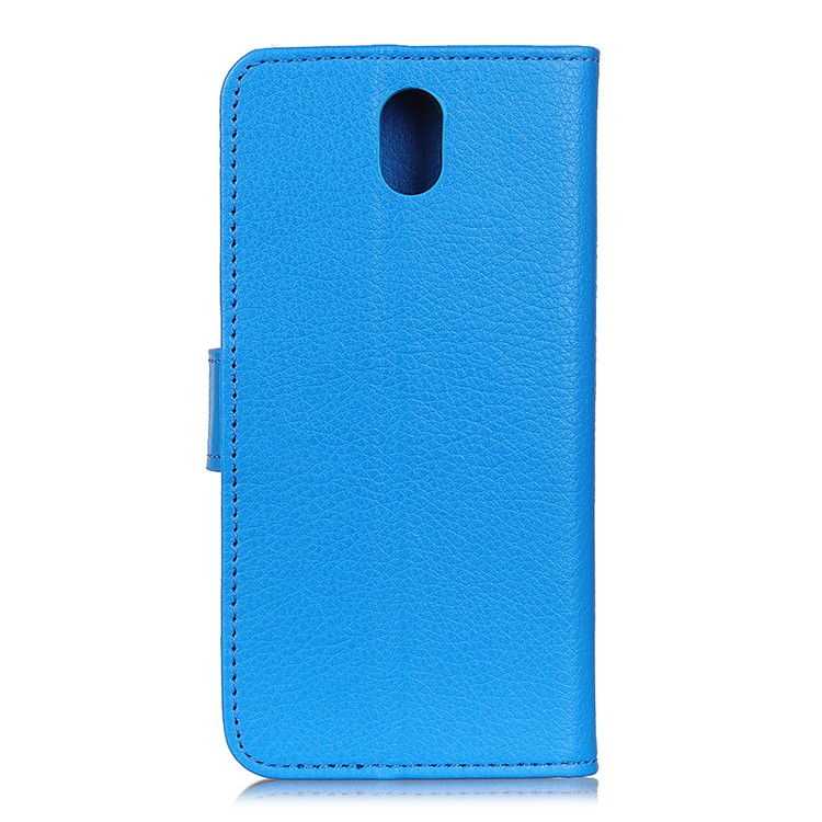 Coperture Del Telefono Classico Litchi Trama PU Portafogli In Pelle Per Xiaomi Redmi 8A - Blu-10