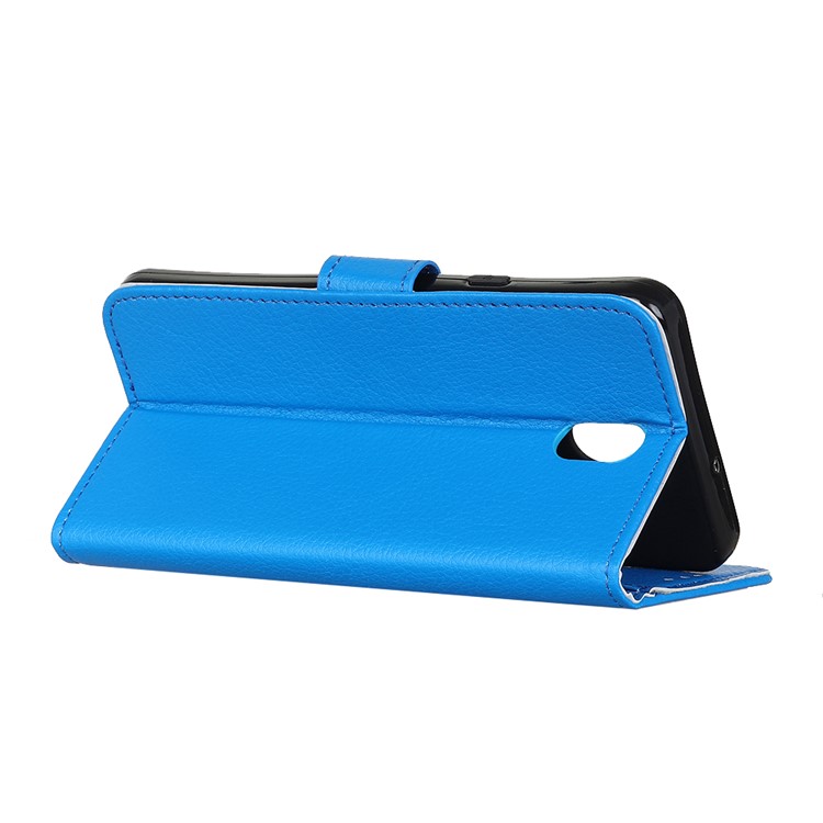 Coperture Del Telefono Classico Litchi Trama PU Portafogli In Pelle Per Xiaomi Redmi 8A - Blu-11