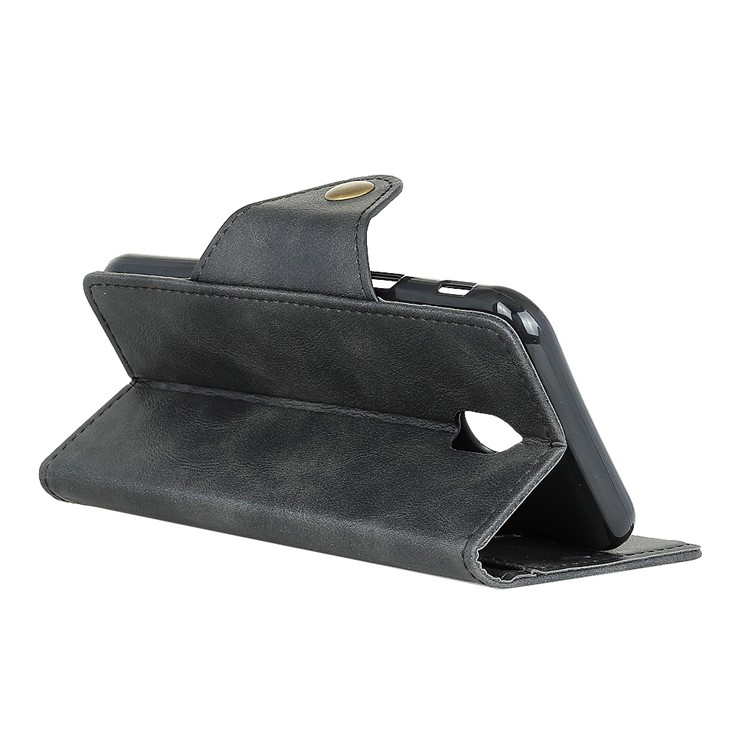 Wallet Leather Stand Case for Xiaomi Redmi 8A - Black-9