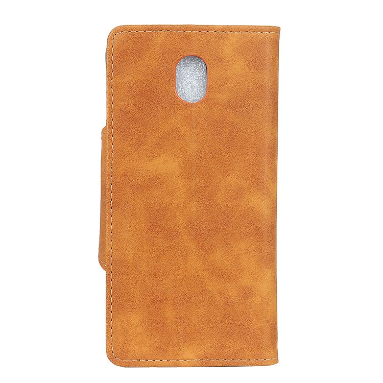Wallet Leather Stand Case for Xiaomi Redmi 8A - Brown-3