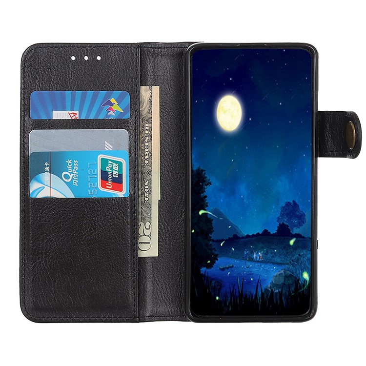 Litchi Texture Wallet Leather Stand Case for Xiaomi Redmi 8A - Black-7