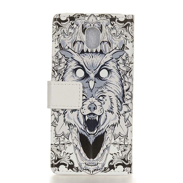 Pattern Printing Stand Leather Phone Case Protective Shell for Xiaomi Redmi 8A - Animal Pattern-4