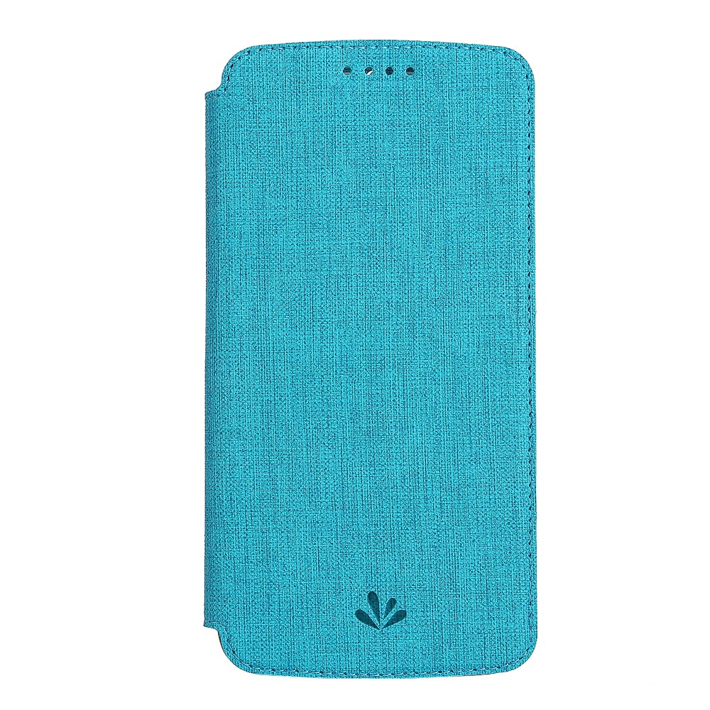 VILI DMX Cross Texture Leather Stand Case with Card Slot for Xiaomi Redmi Note 8 - Blue-2