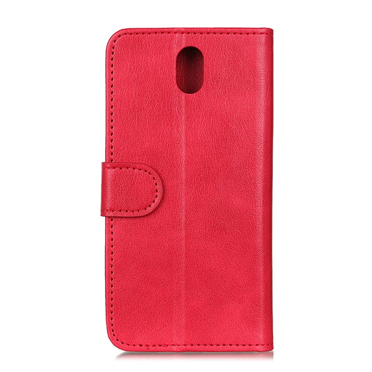 Wallet Leather Stand Case for Xiaomi Redmi 8A - Red-3