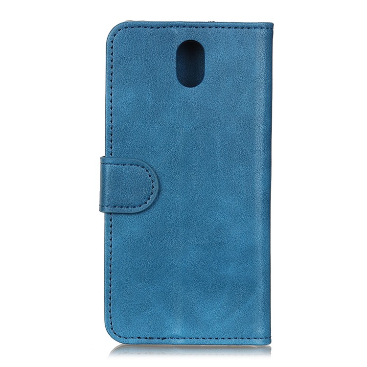 Wallet Leather Stand Case for Xiaomi Redmi 8A - Blue-3