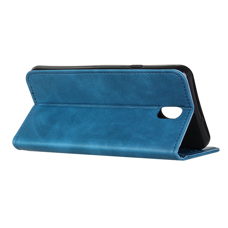 Wallet Leather Stand Case for Xiaomi Redmi 8A - Blue-4