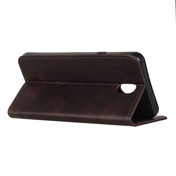 Wallet Leather Stand Case for Xiaomi Redmi 8A - Coffee-4