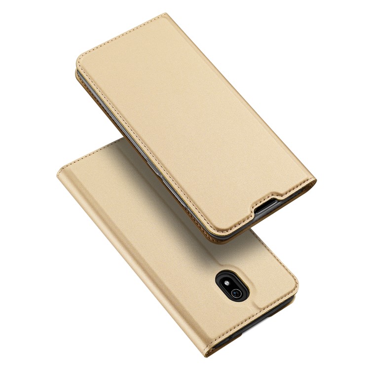 DUX DUCIS Skin Pro Series Leather Card Holder Case for Xiaomi Redmi 8A - Gold