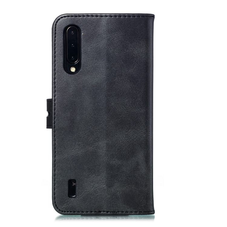 Imprinted Cat Pattern Leather Wallet Stand Case for Xiaomi Mi CC9 / Mi CC9 Meitu Edition - Black-3