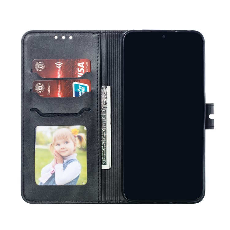 Imprinted Cat Pattern Leather Wallet Stand Case for Xiaomi Mi CC9 / Mi CC9 Meitu Edition - Black-4