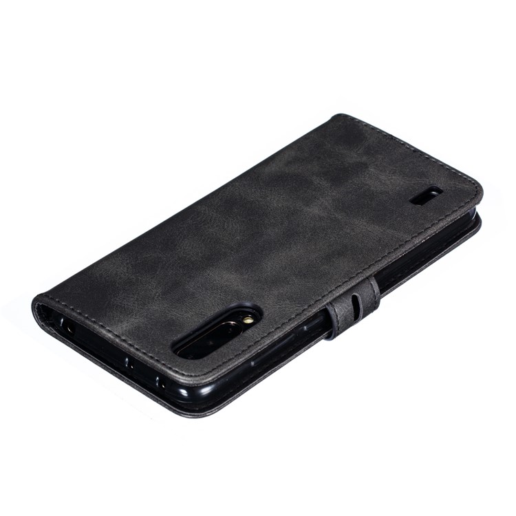 Imprinted Cat Pattern Leather Wallet Stand Case for Xiaomi Mi CC9 / Mi CC9 Meitu Edition - Black-8