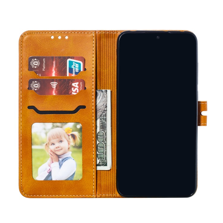 Imprinted Cat Pattern Leather Wallet Stand Casing for Xiaomi Mi CC9e / Mi A3 - Brown-4