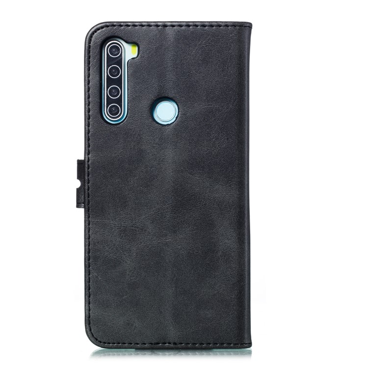 Imprinted Cat Pattern Leather Wallet Stand Case for Xiaomi Redmi Note 8 - Black-3