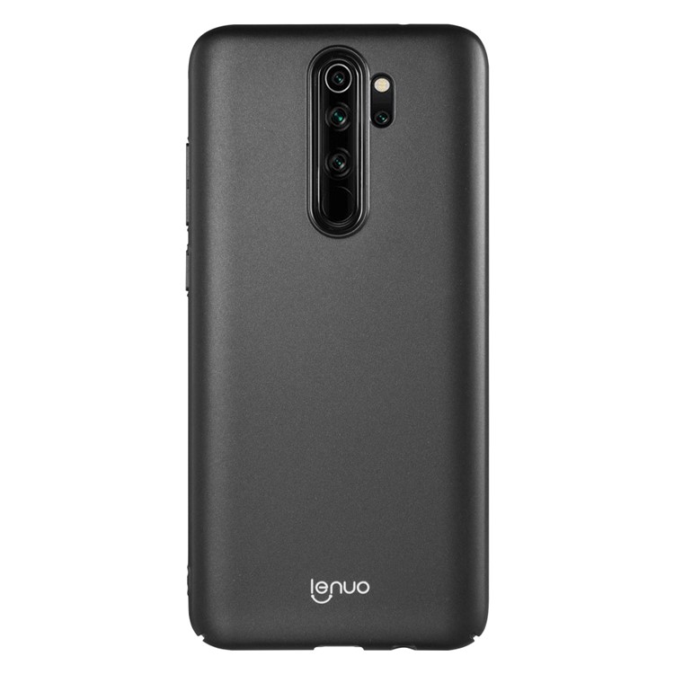 LENUO Silky Touch Hard PC Case Phone Shell for Xiaomi Redmi Note 8 Pro - Black