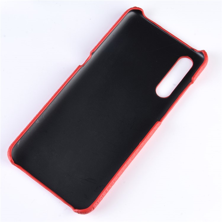Crocodile Skin PU Leather Coated Hard PC Case Phone Shell for Xiaomi Mi 9 Pro/Mi 9 Pro 5G - Red-4