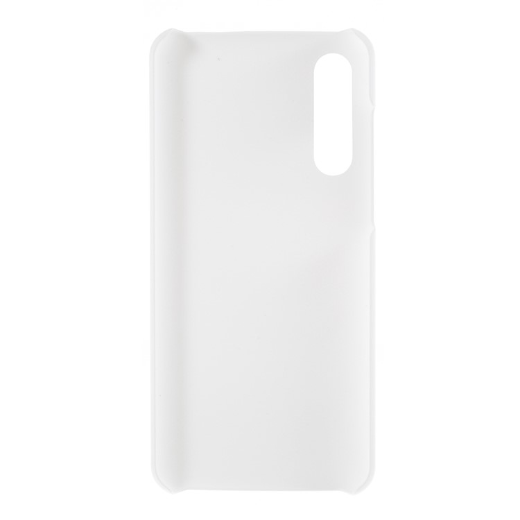 Rubberized PC Hard Protective Phone Casing for Xiaomi Mi 9 Pro - White-3