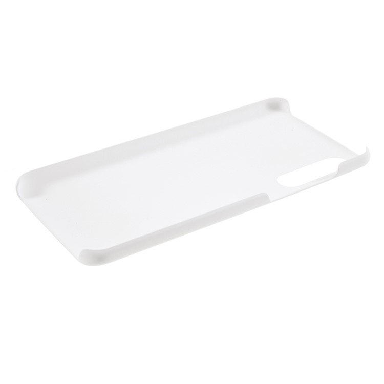 Rubberized PC Hard Protective Phone Casing for Xiaomi Mi 9 Pro - White-5