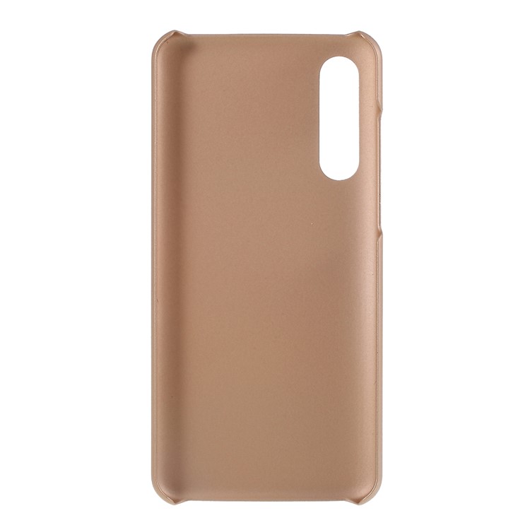 Rubberized PC Hard Protective Phone Casing for Xiaomi Mi 9 Pro - Gold-3