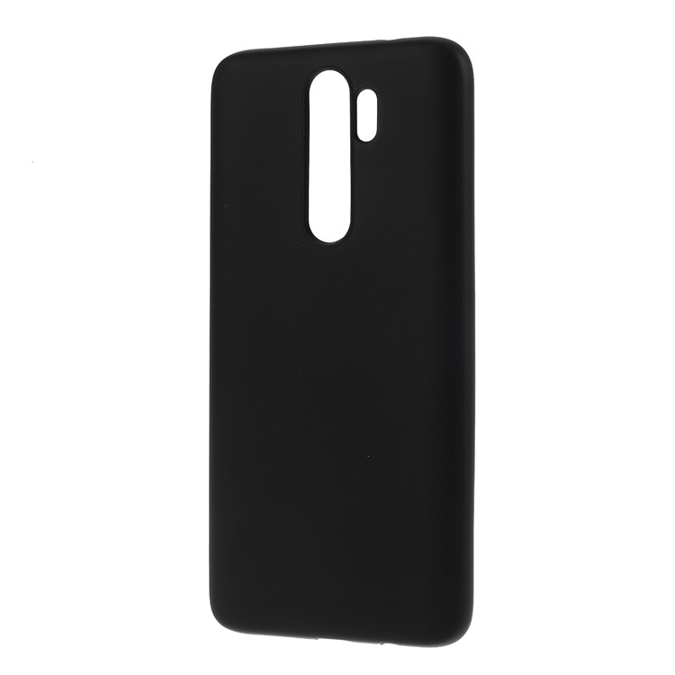Tudo Envolvido Silicone Líquido Tampa Da Caixa De Telefone Macio Para Xiaomi Nota Redmi 8 Pró - Preto-2