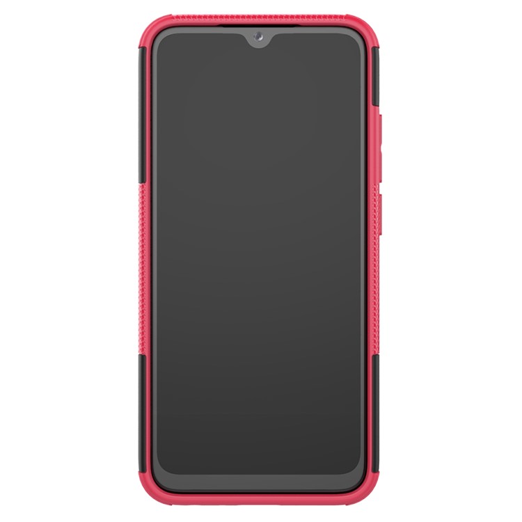 Cool Tyre Hybrid PC + TPU Cover Shell with Kickstand for Xiaomi Redmi Note 8 - Rose-4