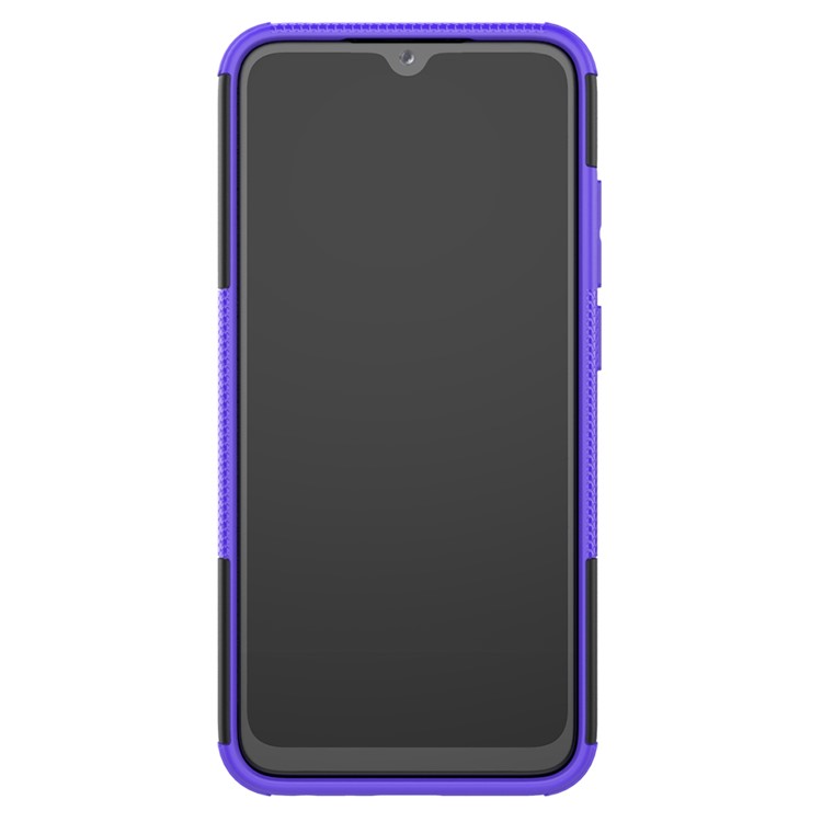 Cool Tyre Hybrid PC + TPU Cover Shell with Kickstand for Xiaomi Redmi Note 8 - Purple-4