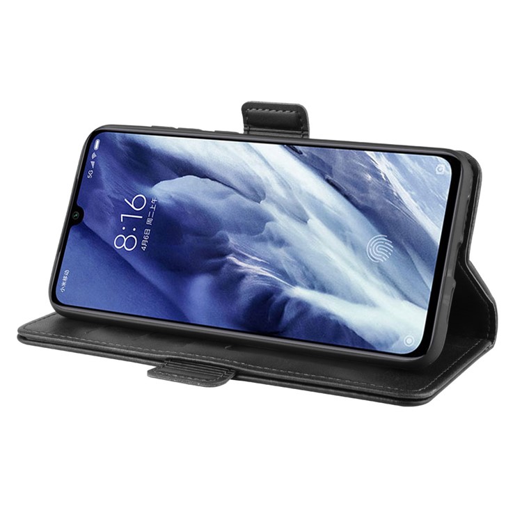 Magnet Adsorption Leather Wallet Phone Stand Case for Xiaomi Mi 9 Pro / Mi 9 Pro 5G - Black-6