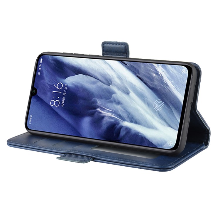 Magnet Adsorption Leather Wallet Phone Stand Case for Xiaomi Mi 9 Pro / Mi 9 Pro 5G - Blue-6