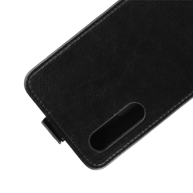 Crazy Horse Vertical Flip Leather Phone Casing with Card Holder for Xiaomi Mi 9 Pro 5G / Mi 9 Pro - Black-4