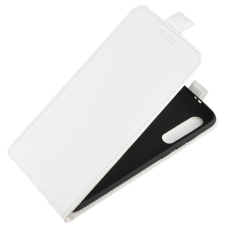 Crazy Horse Vertical Flip Leather Phone Casing with Card Holder for Xiaomi Mi 9 Pro 5G / Mi 9 Pro - White-3