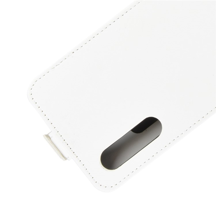 Crazy Horse Vertical Flip Leather Phone Casing with Card Holder for Xiaomi Mi 9 Pro 5G / Mi 9 Pro - White-4