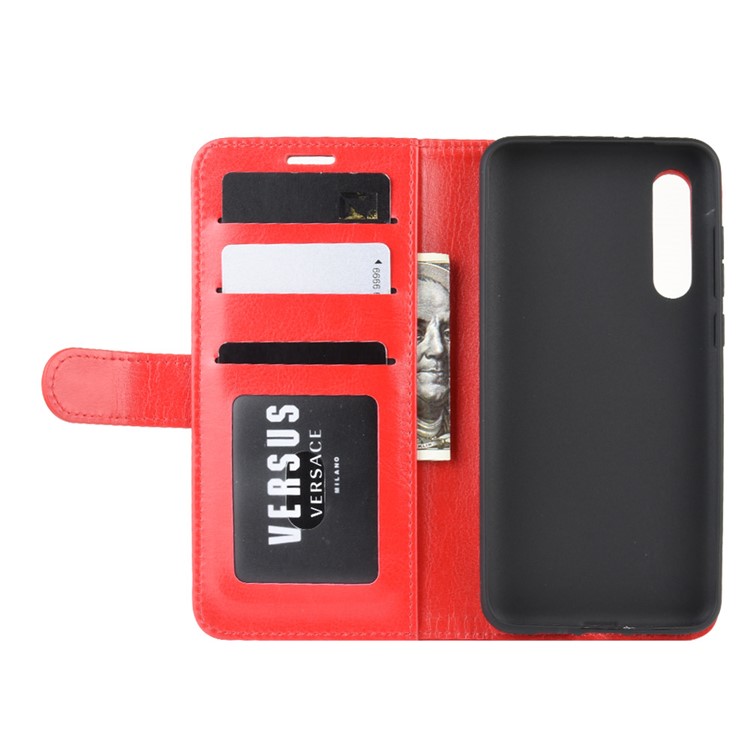 Crazy Horse Leather Wallet Case for Xiaomi Mi 9 Pro / Mi 9 Pro 5G - Red-6