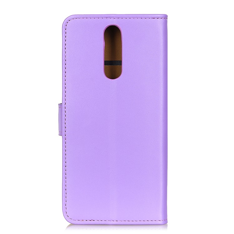 Wallet Leather Stand Phone Shell Case for Xiaomi Redmi 8 - Purple-8