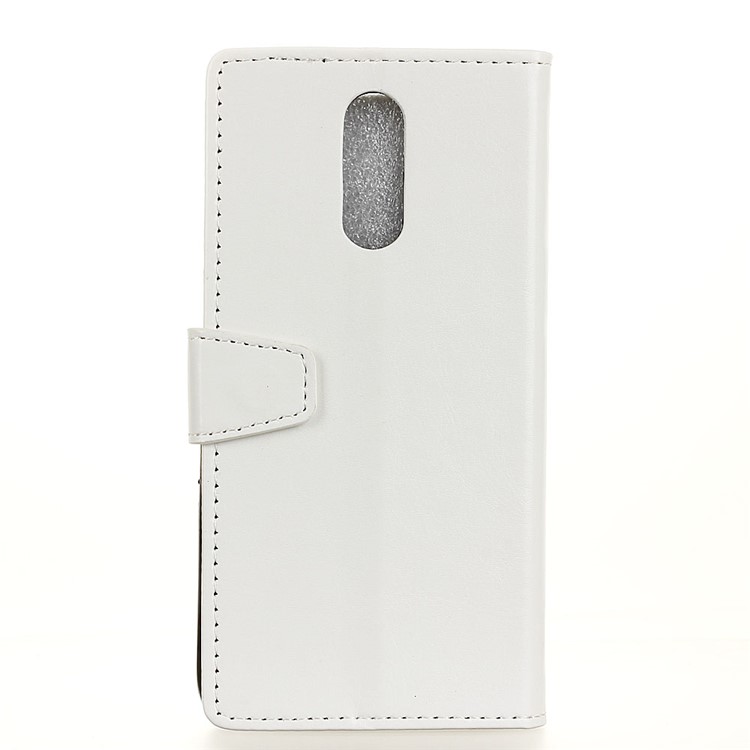 Leather Stand Wallet Shell Protective Phone Case for Xiaomi Redmi 8 - White-10