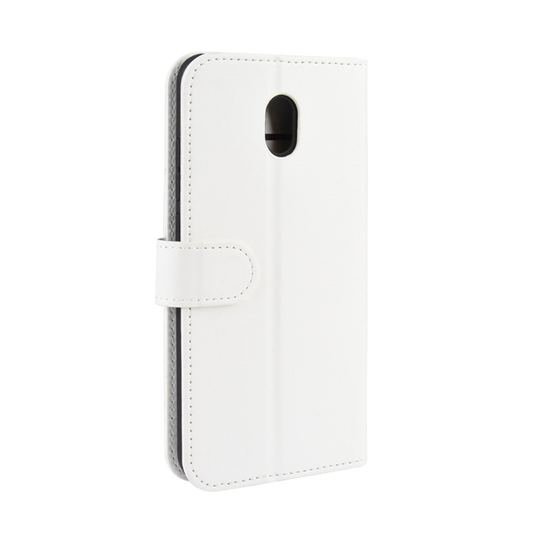 Crazy Horse Wallet Leather Stand Case for Xiaomi Redmi 8A - White-4
