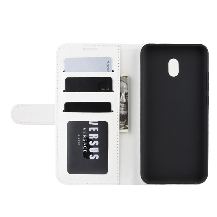 Crazy Horse Wallet Leather Stand Case for Xiaomi Redmi 8A - White-6