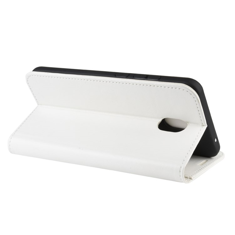 Crazy Horse Wallet Leather Stand Case for Xiaomi Redmi 8A - White-8