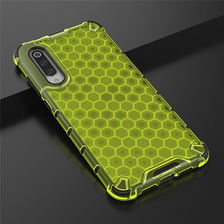 Honeycomb Pattern Shock-prooble TPU + PC Гибридный Корпус Для Xiaomi Mi 9 Pro - Зеленый-5