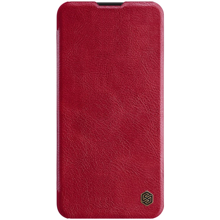 NILLKIN Qin Series Leather Card Holder Case for Xiaomi Redmi 8 - Red-1