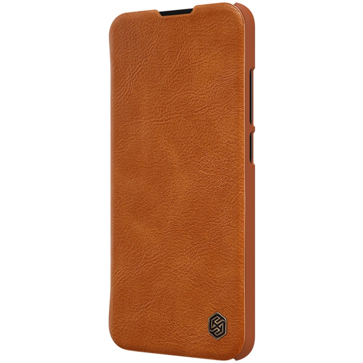 NILLKIN Qin Series Leather Card Holder Case for Xiaomi Redmi 8 - Brown-3