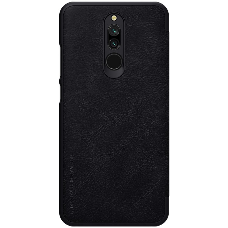 NILLKIN Qin Series Leather Card Holder Case for Xiaomi Redmi 8 - Black-2