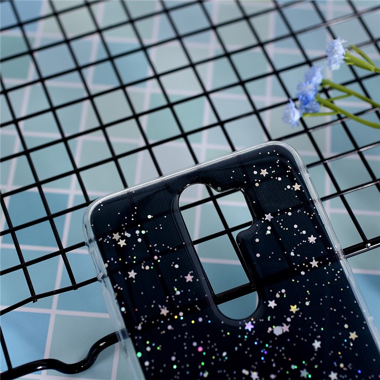 Glitter Sequins Inlaid Style TPU Phone Cover Casing for Xiaomi Redmi Note 8 Pro - Black-2