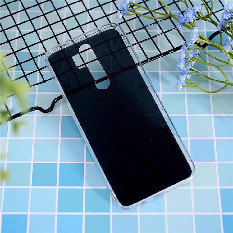 Glitter Sequins Inlaid Style TPU Phone Cover Casing for Xiaomi Redmi Note 8 Pro - Black-4