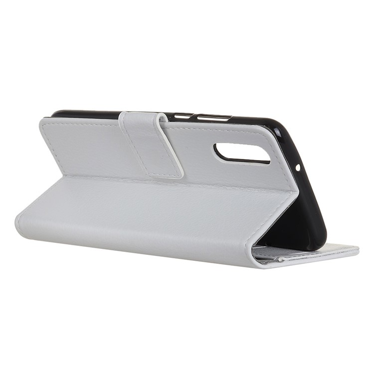 Litchi Skin Leather Wallet Case for Xiaomi Mi 9 Pro 5G / Mi 9 Pro - White-4