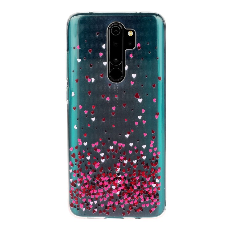 Pattern Printing TPU Back Shell for Xiaomi Redmi Note 8 Pro - Love Hearts-2