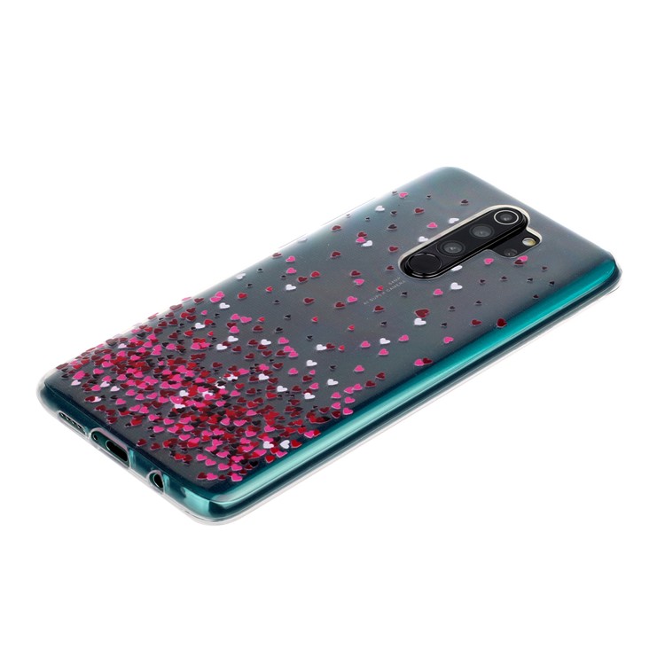 Pattern Printing TPU Back Shell for Xiaomi Redmi Note 8 Pro - Love Hearts-3