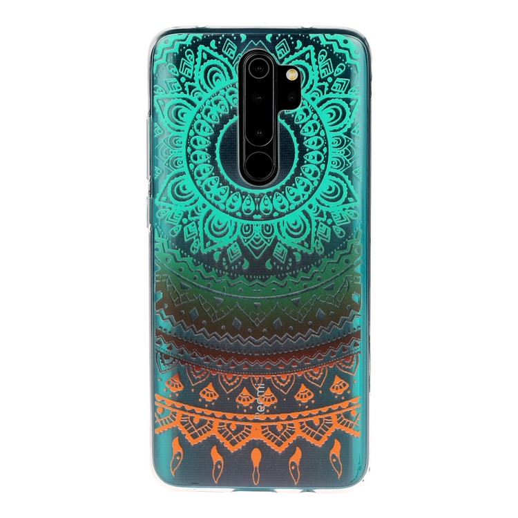 Pattern Printing TPU Back Shell for Xiaomi Redmi Note 8 Pro - Malanda Flowers-2