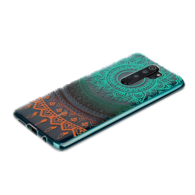 Pattern Printing TPU Back Shell for Xiaomi Redmi Note 8 Pro - Malanda Flowers-3