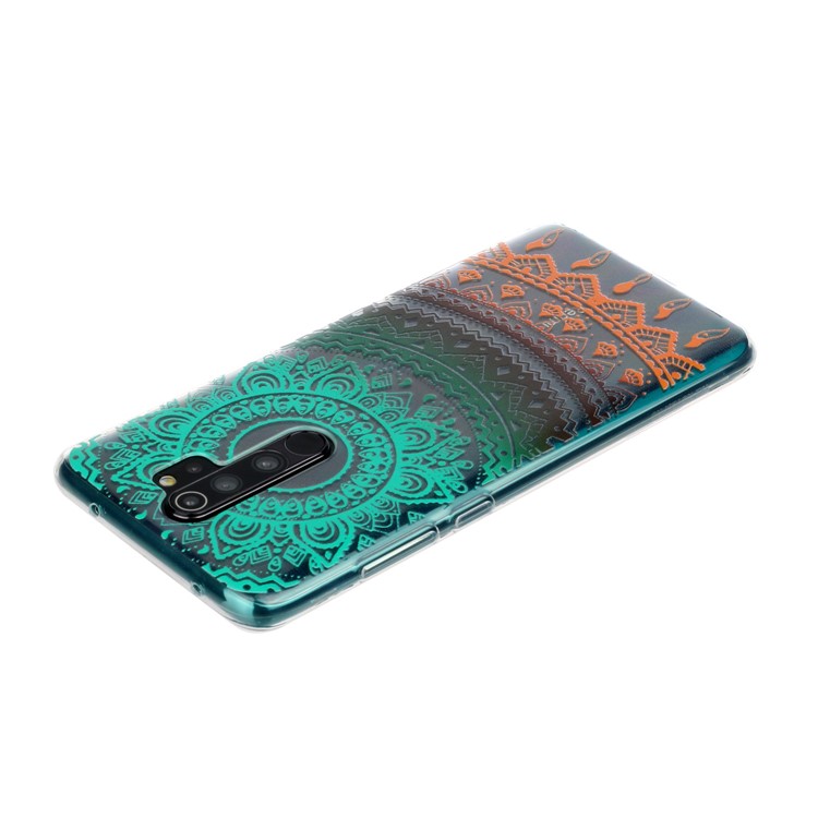Pattern Printing TPU Back Shell for Xiaomi Redmi Note 8 Pro - Malanda Flowers-4